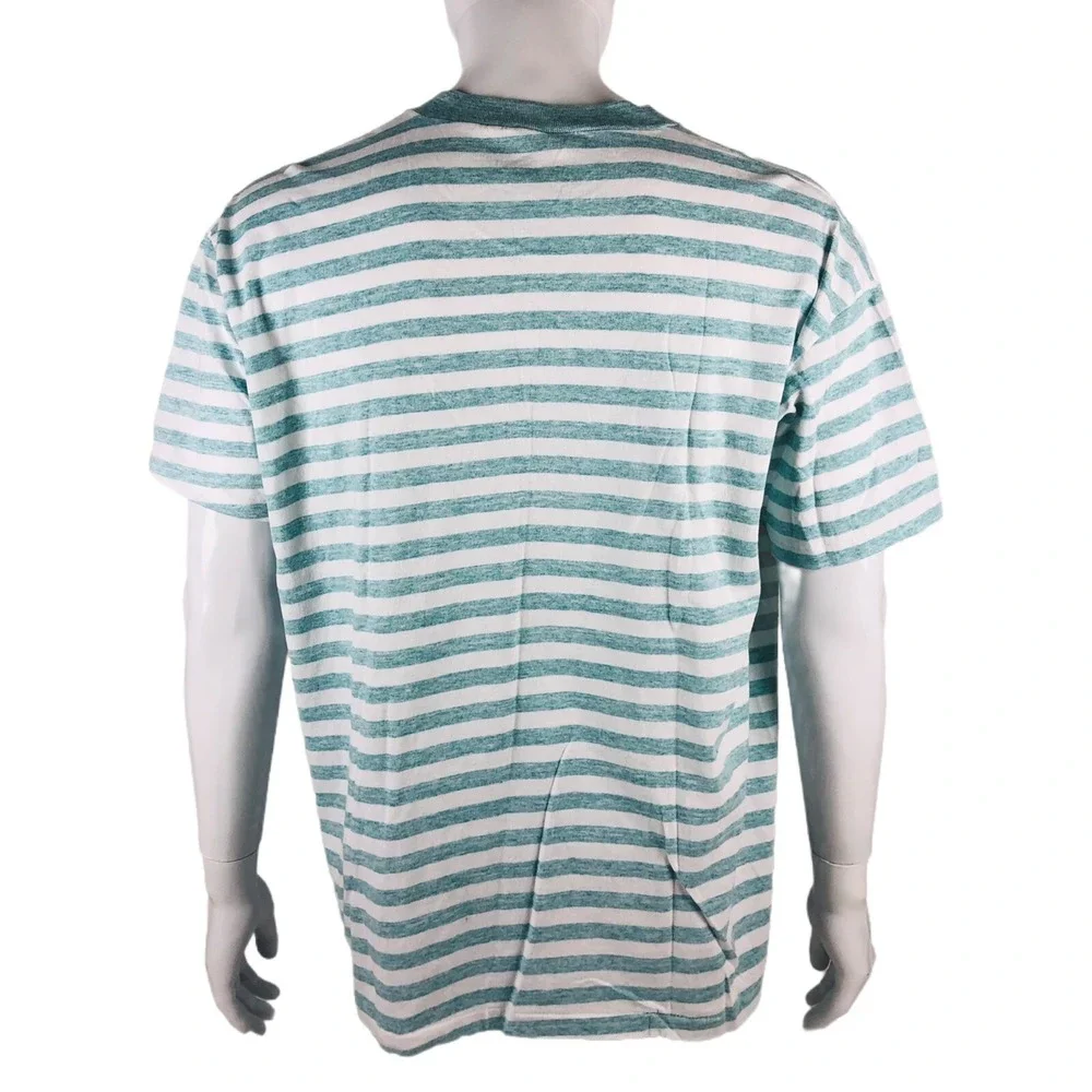 Vintage 1993 Florida Mens XL Shirt One Size Single Stitched Green Flamingo EUC